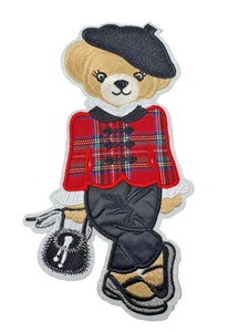 POLO RALPH LAUREN EXTRA LARGE SEW ON BEAR PATCH VERY RARE AUTHENTIC #24  !!!!!!! - Picture 1 of 1