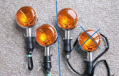 YAMAHA SR400 TURN SIGNALS (3) 0EM - Like New Take-offs, $36.95 *Each*  SR 400 Foto 1 de 4