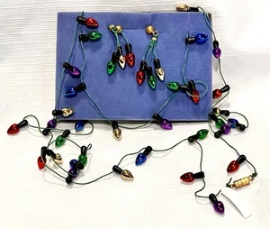 2000 Avon Holiday Navidad Luces COLLAR Y PENDIENTE CONJUNTO NOS en Caja - Imagen 1 de 3