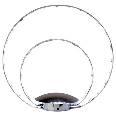 Lampada Da Tavolo LED Melina Cromo 11W RGBW 3000K Dimmerabile Con Telecomando - Immagine 1 di 4