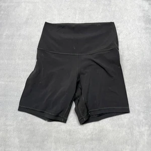 Lululemon Align Damenshorts hoher Bund 4 schwarz Stretch mittlerer Bund sportlich Laufen - Bild 1 von 7