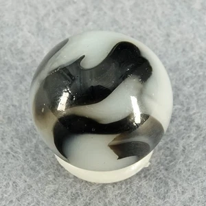 Marbles: PELTIER GLASS COMPANY, Zebra. 21/32". Mint (-) (9.0). (B1006) - Picture 1 of 6