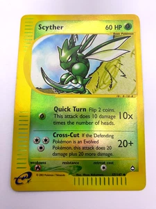 Pokémon Karte - Reverse-Holo Scyther 57/147 Aquapolis *GD* E-Karte Uncommon - Bild 1 von 8