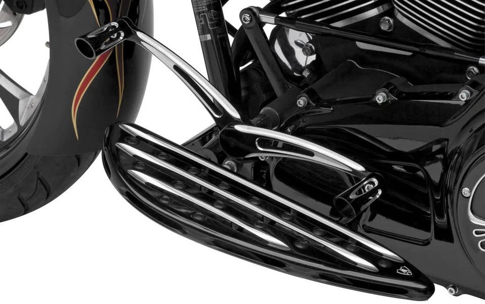 Palanca de cambios de talón/dedo del pie Arlen Ness - corte de profundidad - negro motocicleta bicicleta de calle Foto 1 de 4