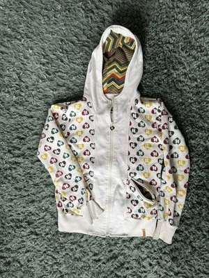 Harajuku Lovers Y2K Cotton Terry Full-Zip Multicolor Printed Hoodie Sz XL - Image 1 of 4
