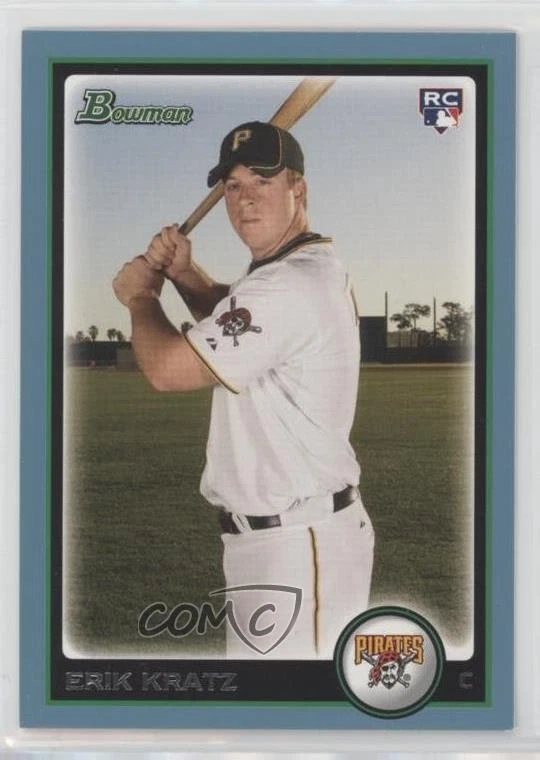 2010 Bowman Draft Blue /399 Erik Kratz #BDP55 Rookie RC - Image 1 of 2