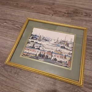 LS Lowry Industrial Landscape 1950 Framed And Mounted Print - Picture 1 of 5