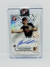2023 Topps Pristine GUNNAR HENDERSON Rookie Encased Auto Orioles RC #PA-GHE