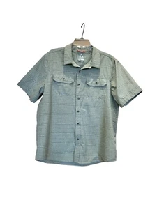 Gerry Mens L Camping Hiking Fishing Outdoor UV Lightweight Stretch Button Shirt - Picture 1 of 13