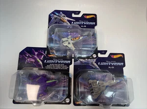 BUZZ LIGHTYEAR HOT WHEELS XL-01 XL-15 ZURG FIGHTER DISNEY PIXAR (3 Toy LOT) - Picture 1 of 7