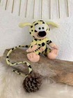 5⚜️ Peluche Doudou Marsupilami Le Bébé Ajena Nounours 2005 Hauteur 16 Cm