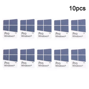 10 Stück Blau Notebook Desktop Computer Windows10 Aufkleber WIN10 PRO Etikett - Bild 1 von 8