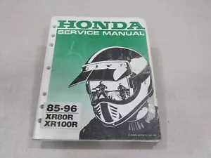 1985-1996 HONDA XR80R XR100R FACTORY SHOP SERVICE MANUAL - Picture 1 of 2
