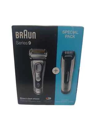 Braun Series 9 9350vs Rasoio + Affettatrice BT5090 Special Pack argento - Immagine 1 di 4