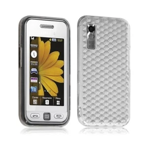 Housse coque gel diamant transparent pour Samsung Player One S5230 couleur blanc - Photo 1 sur 1