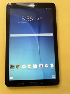 Samsung Galaxy Tab E 9.6" SM-T560 Black Android Tablet Working Cracked Screen - Picture 1 of 3