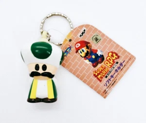 W/tag 1995 Super Mario RPG Keychain Collection Toad Minister Figure Mushroom JP - Picture 1 of 5
