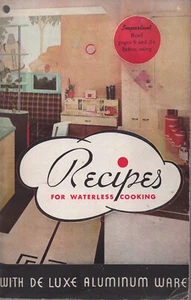 1941 Cookbook Recipes For Waterless Cooking West Bend Aluminum Co. - Picture 1 of 4