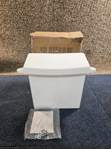 Rubbermaid Commercial FG614000WHT Plastic Sanitary Napkin Receptacle, Wall-Mount - Picture 1 of 12