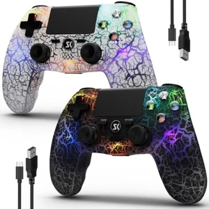 CHENGDAO Controller for PS4 Wireless Controllers for PlayStation 4/PC - Set of 2 - Picture 1 of 7