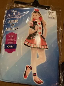disney alice in wonderland queen of hearts costume kids sz 8-10 - Picture 1 of 6