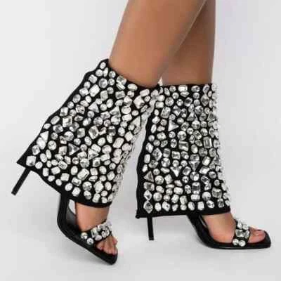 SANDALIA STILETTO AZALEA WANG STOPPIN TODO EL ESPECTÁCULO EN NEGRO (De nuevo en stock) Foto 1 de 4