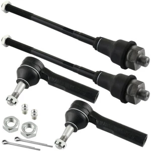 4PC Inner Outer Tie Rod End For Cadillac Escalade Silverado GMC Sierra 1500 G7 - Picture 1 of 7