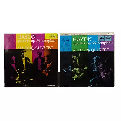 CSD 3502-3 Haydn Quartets Op. 55 & 55 Allegri Quartet 2LP HMV Stereo EX/VG+ - Image 1 of 4
