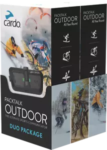 Cardo SP000101 Packtalk Outdoor Duo Black - Foto 1 di 1