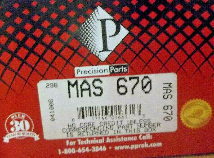 Starter Motor - MAS670 fits Maxda 323/MX-3/Protege, Mercury Capri/Tracer, 86-00 - Image 1 of 1