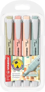 Rotuladores resaltadores Stabilo 275/4 Swing Cool - Colores naturales, billetera de 4 - Imagen 1 de 1