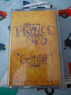 PRINCE AND THE NEW POWER GENERATION GET OFF 1991 WEA AUDIO CASSETTE SINGLE - Image 1 of 4