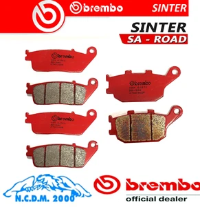 PASTIGLIE FRENO BREMBO SINTER ANTERIORI + POSTERIORI HONDA CBF 1000 2007 2008 - Imagen 1 de 10