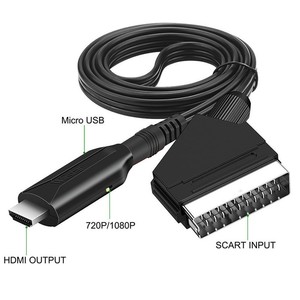 HDMI Converter Audio Adapter Cable HDMI Converter Cable SCART To HDMI Adapter