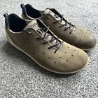 Ecco Biom Olive Leather Lace Up Golf Shoes Size UK 10