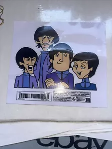 The Beatles Cartoon Sticker Car Bumper Decal, Self-adhesive - Picture 1 of 1