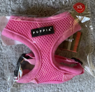 Arnés suave para perros Puppia rosa XS PDCF-AC30 malla transpirable sin estrangulamiento Foto 1 de 4