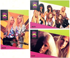 NELSON  3 ProSet SuperStars MusiCards  1991 USA  1st Ed. CARD SET  34Yrs!  RARE - Picture 1 of 7