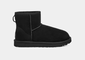UGG Classic Mini II Damenstiefel – schwarz – Größe US 8 – neu im Karton - Bild 1 von 6