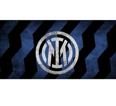 Bandiera Inter Striscione 5mt X 1,5mt Con Logo E Sfondo Vintage - CON STRINGHE • 59.99€