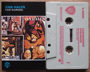 VAN HALEN - FAIR WARNING (WARNER K456899) 1981 ORIGINAL 1st ISSUE UK CASSETTE - Picture 1 of 3