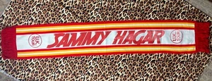 Sammy Hagar Van Halen Vintage 1980s CONCERT SCARF 80s Heavy Metal Rock Band - Foto 1 di 5