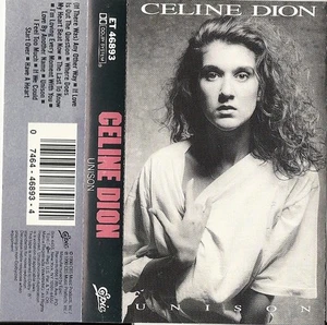 Celine Dion - Unison (Cassette 1990 Epic) "Where Does My Heart Beat Now" - Imagen 1 de 1