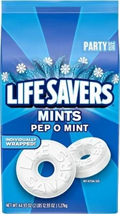 LIFE SAVERS PEP O MINT INDIVIDUALLY WRAPPED PARTY BAG 1.27KG - Picture 1 of 5