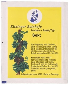 (9,98€/100g) Arauner Kitzinger Weinhefe Trockenhefe - Sekt - für 10-50l Wein - Bild 1 von 2