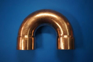 HVAC Copper Fitting CxC 180° U-bend elbow 1-5/8" Flaring ID 42.1mm - Picture 1 of 4