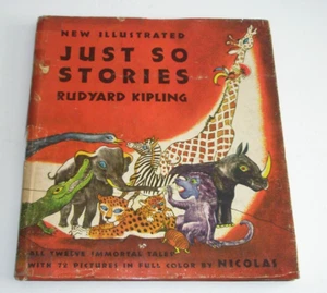 New Illustrated Just So Stories Rudyard Kipling HC DJ 12 Immortal Tales - Picture 1 of 12