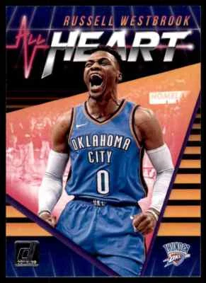 2018-19 DONRUSS ALL HEART RUSSELL WESTBROOK OKLAHOMA CITY THUNDER #10 - Image 1 of 2