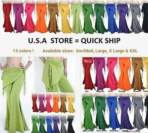 Belly Dance Tribal Melodia Yoga Pants Plus Size  XL & XXL USA Quick Shipping  - Picture 1 of 2