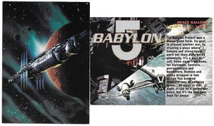 Babylon 5 TV Series Space Gallery #1 Subset Trading Card 1995 Fleer NEAR MINT - Picture 1 of 1